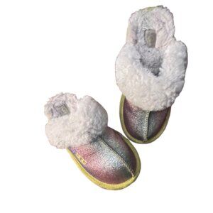 Girls Faux Fur Lined UGG Slippers